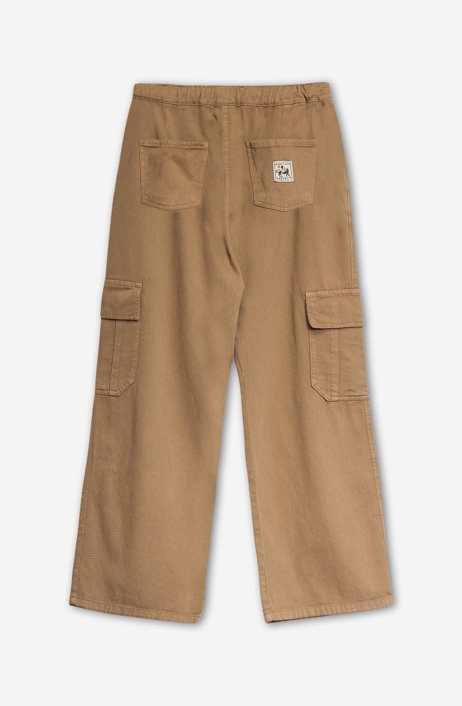 kaotiko Pantalón Casual Cargo Pocket Toast Mejor oferta