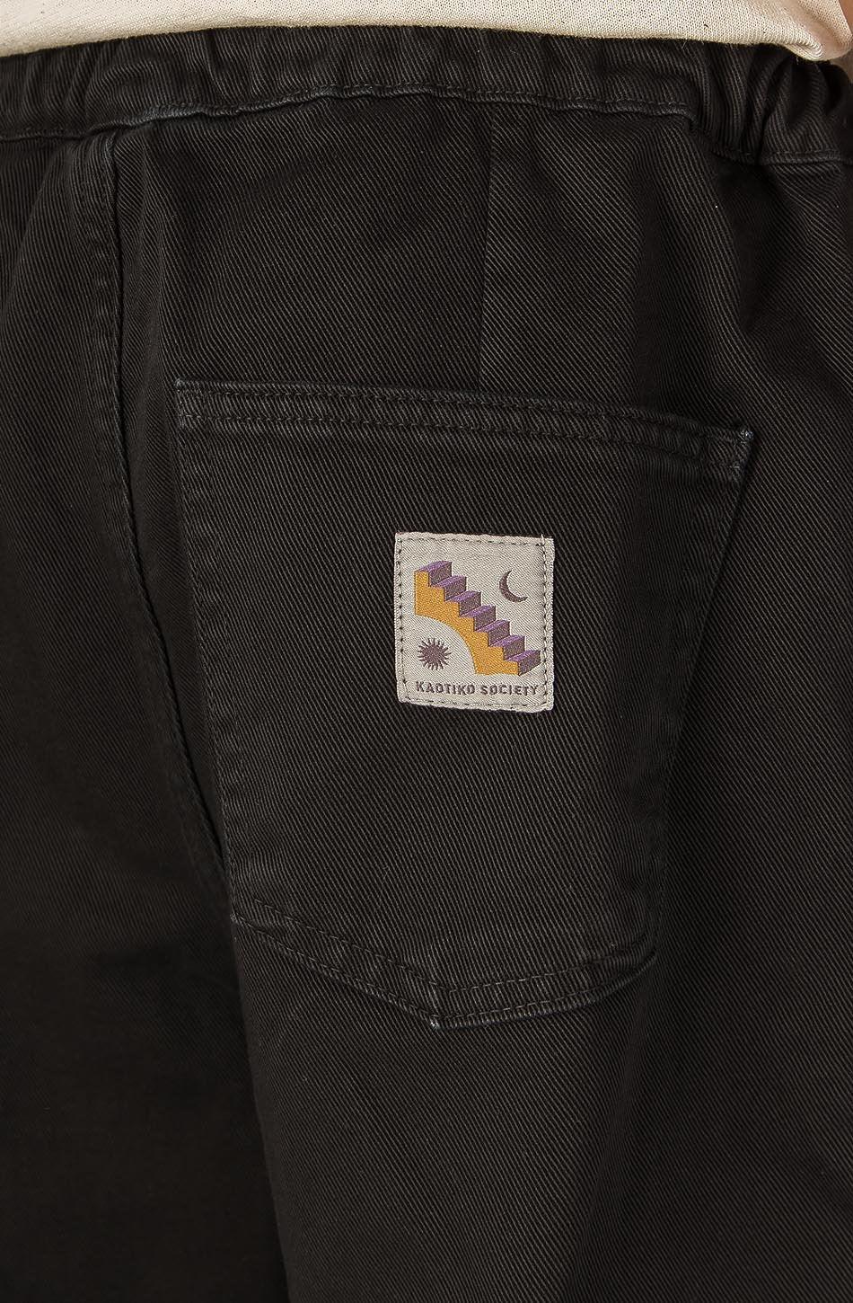 kaotiko Pantalón Casual Denim Black Rebajas online
