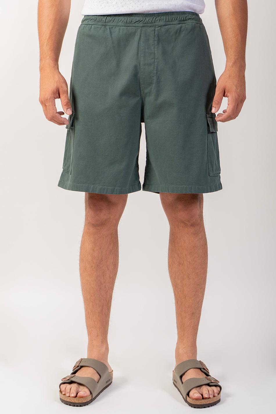 kaotiko Bermuda Cargo Wide Leg Palid Green Ahorra y exporta
