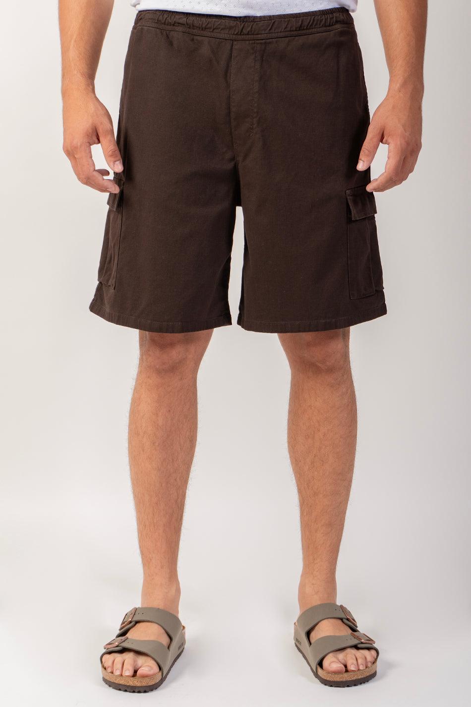 kaotiko Bermuda Cargo Wide Leg Brown Light Precios de Black Friday