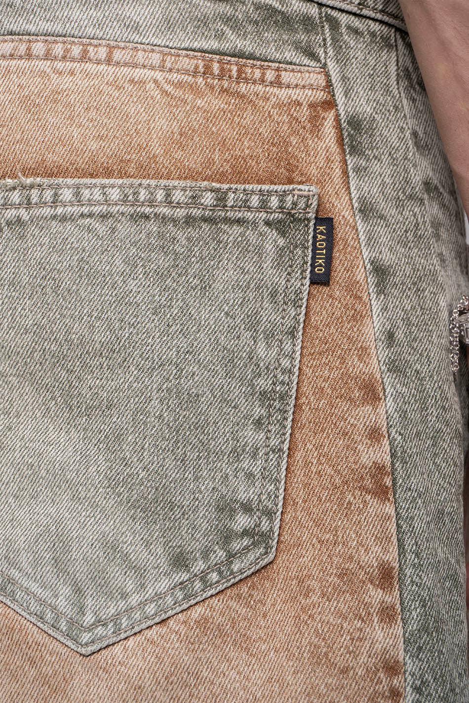 kaotiko Bermuda Tusa Washed Army/ Brown Descuentos del mes