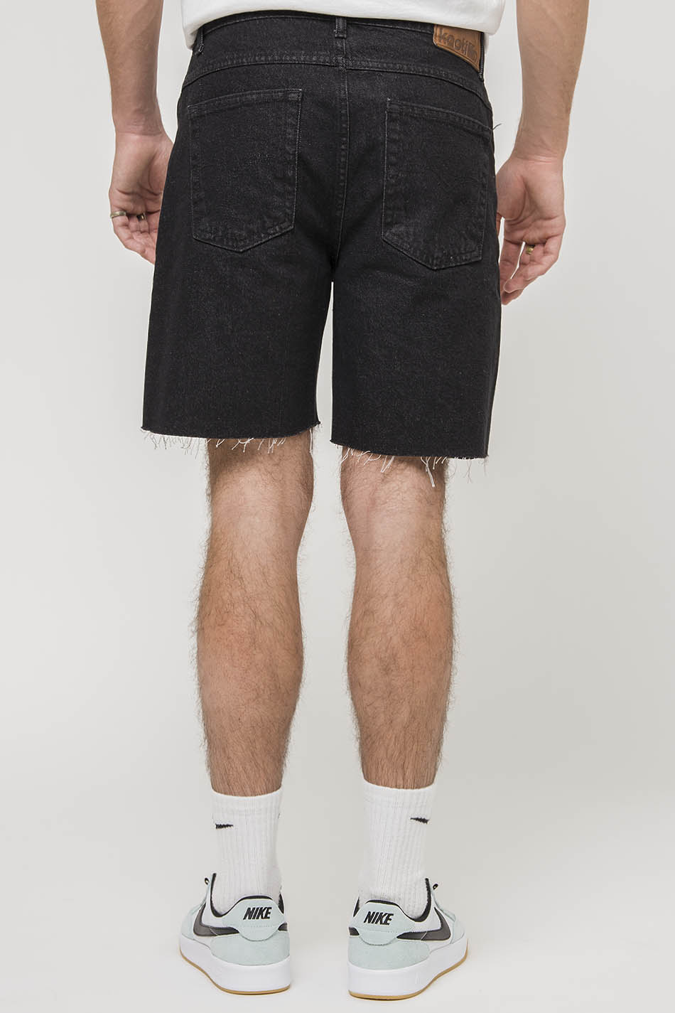 kaotiko Bermuda Baggy Denim Black Ofertas de temporada