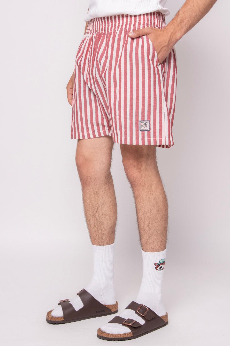 kaotiko Short Red/ Ivory Stripes Sumo Outlet online