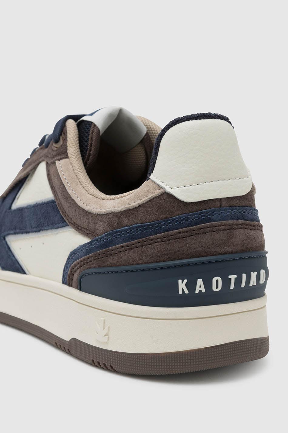 kaotiko Zapatillas Kaotiko Boston Piping Suede Navy Rebajas de fábrica