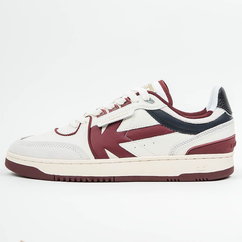 kaotiko Zapatillas Kaotiko Boston Piping Off White / Burgundy Liquidación
