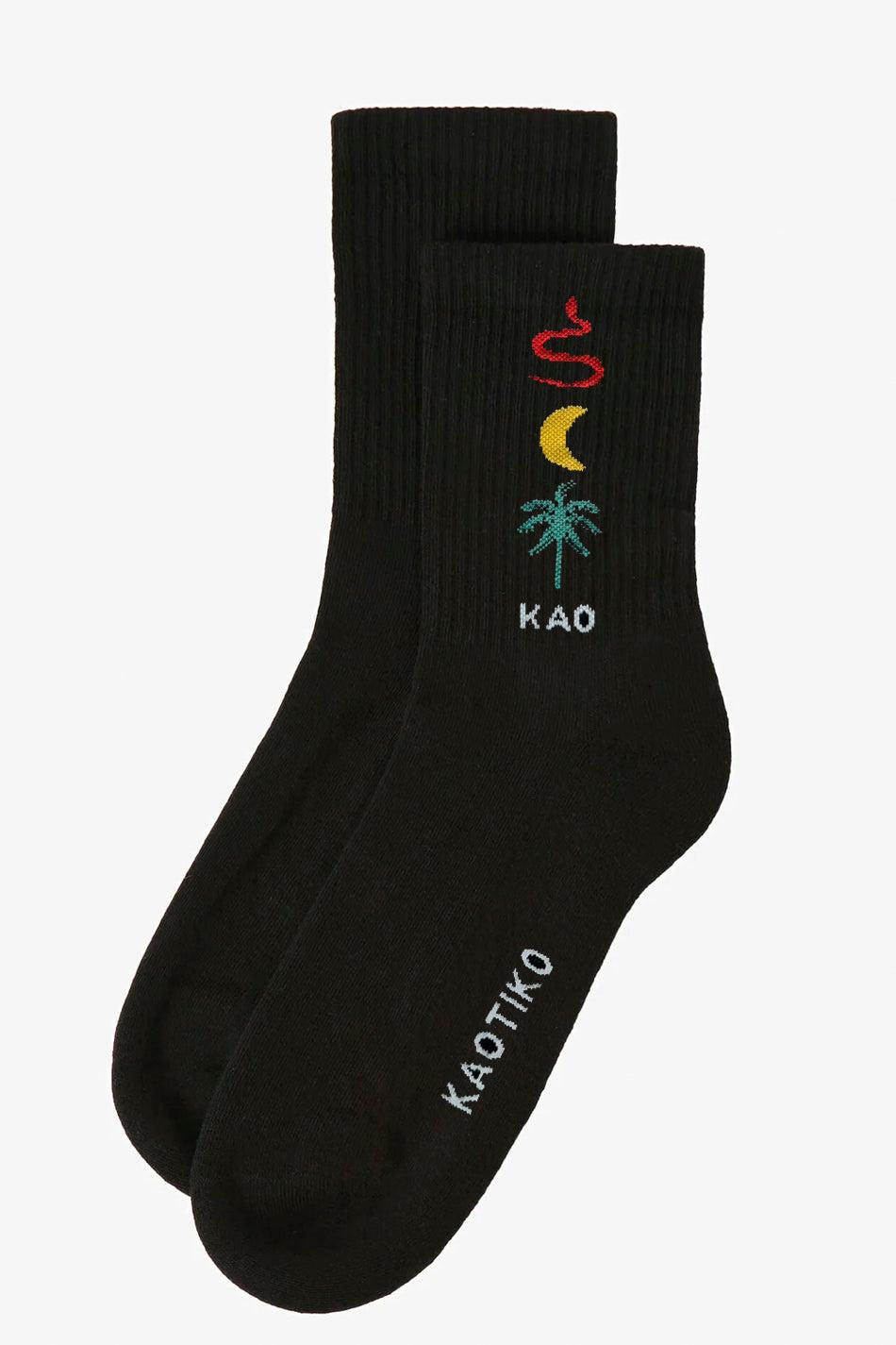 kaotiko Calcetines Jungle Black Ofertas de temporada