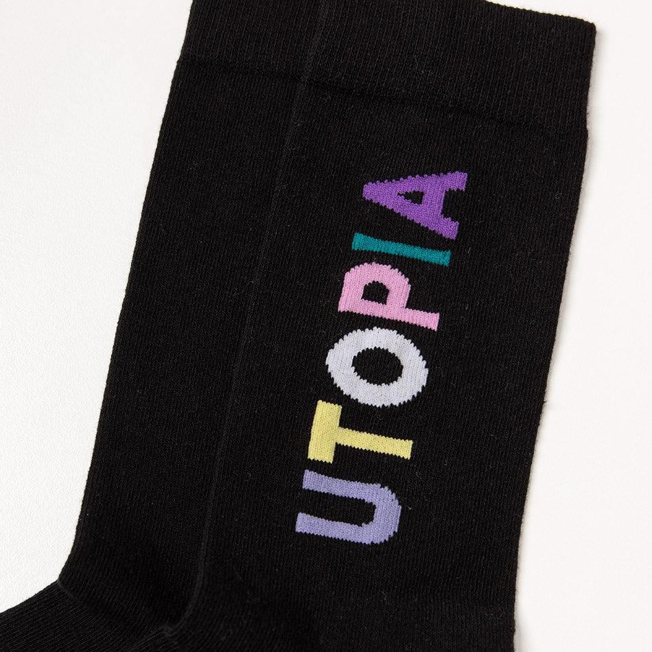 kaotiko Calcetín Utopia Black Venta caliente