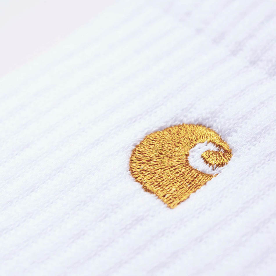 kaotiko Calcetines Carhartt WIP Chase White/Gold Descuento