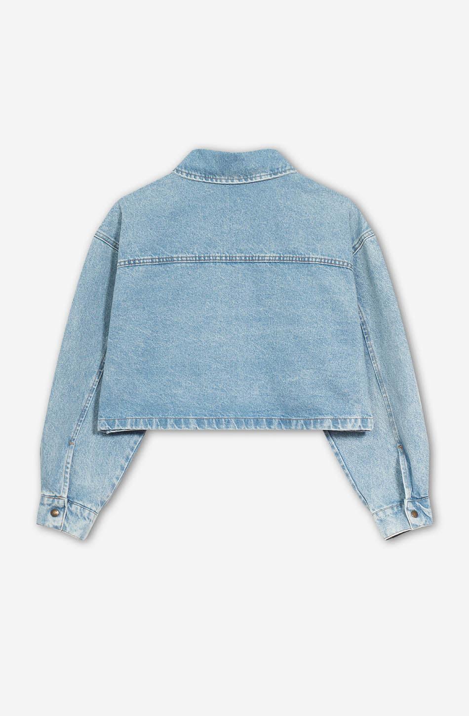 kaotiko Chaqueta Pockets Washed Denim Último día