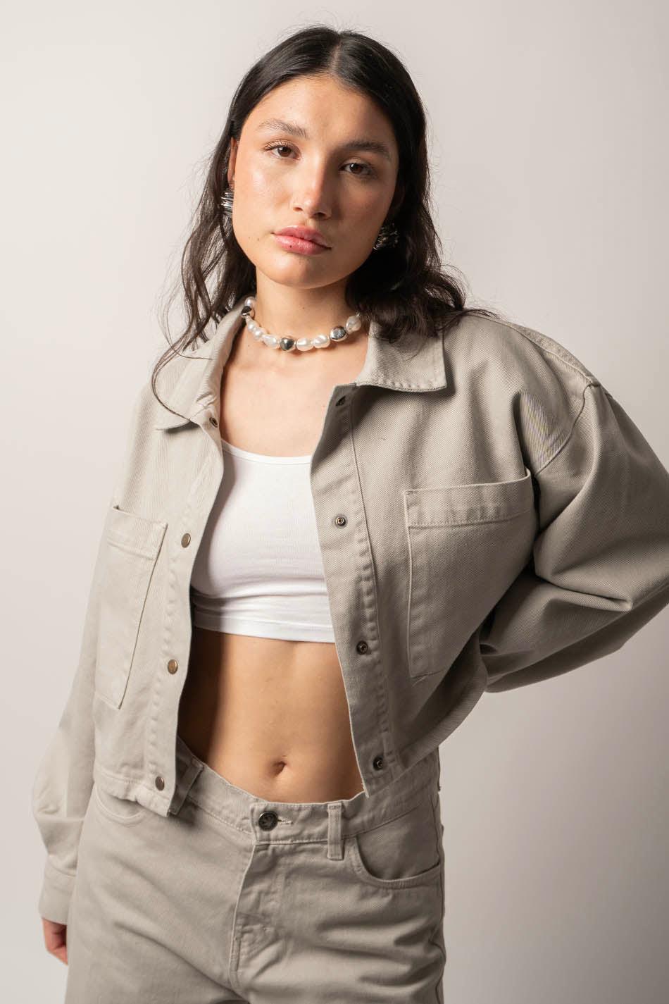 kaotiko Chaqueta Pockets Washed Stone Precio de fábrica