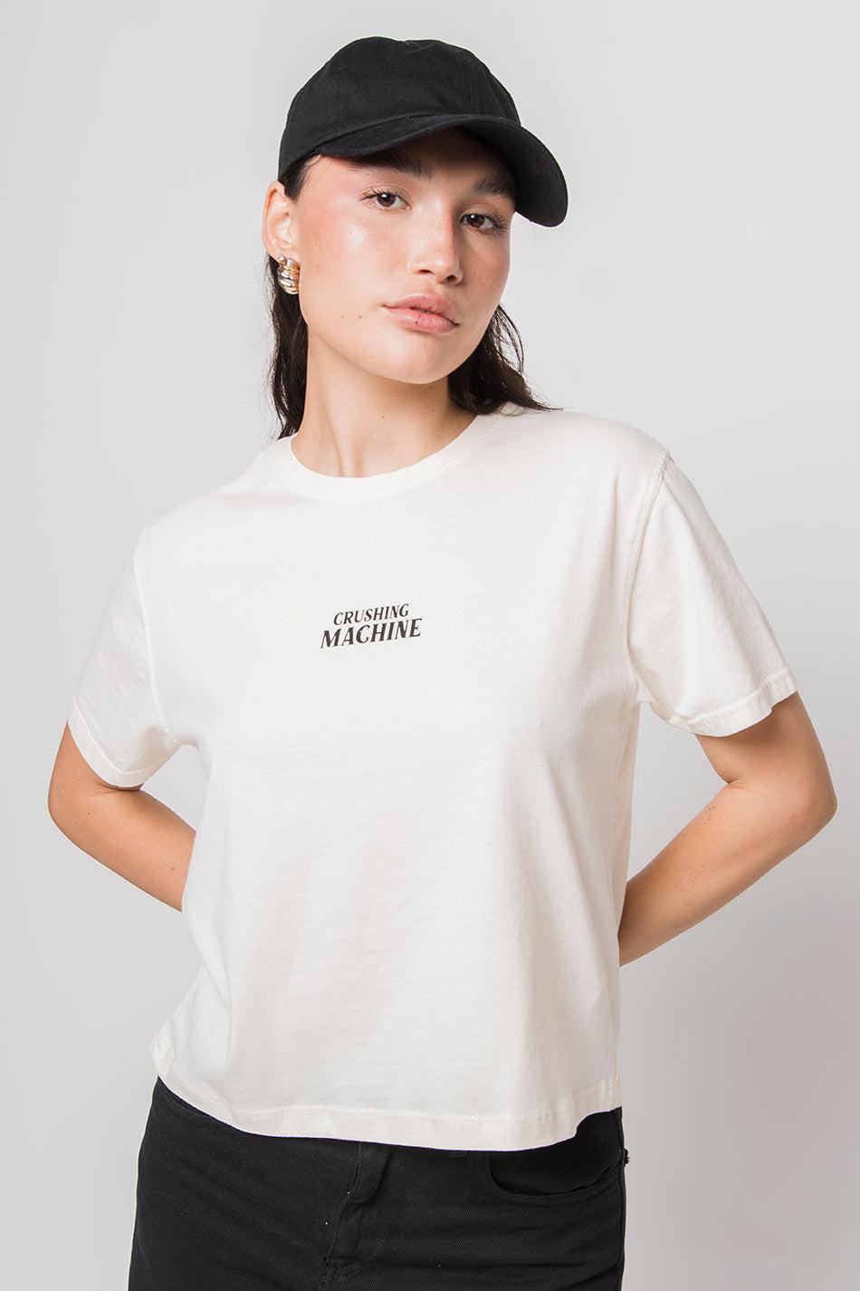 kaotiko Camiseta Washed Crushing Machine Ivory Solo queda un día