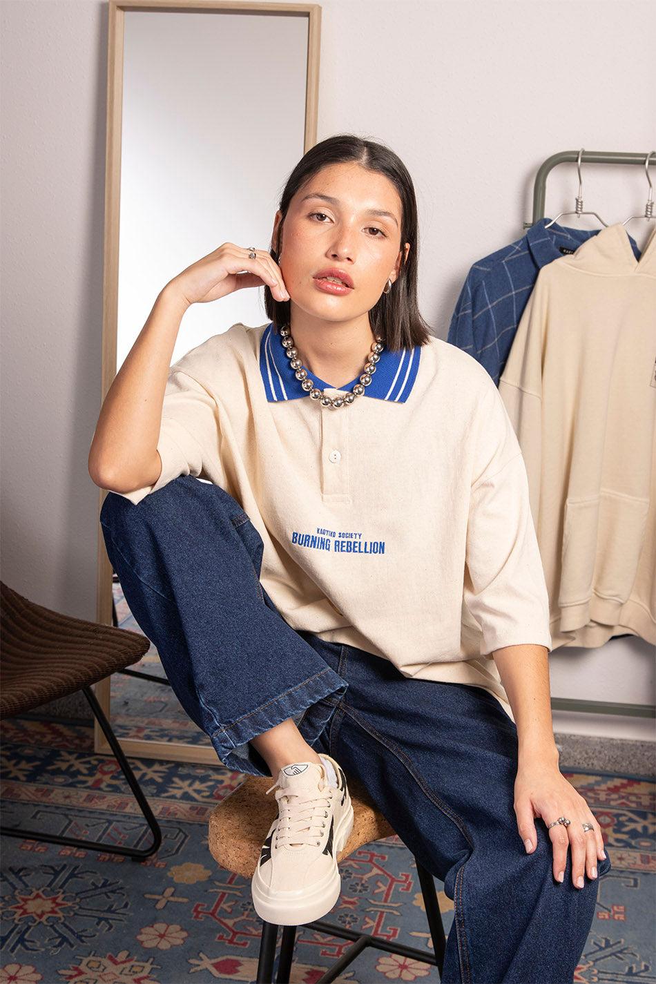 kaotiko Polo Burning Rebellion Organic Cotton Superdescuento