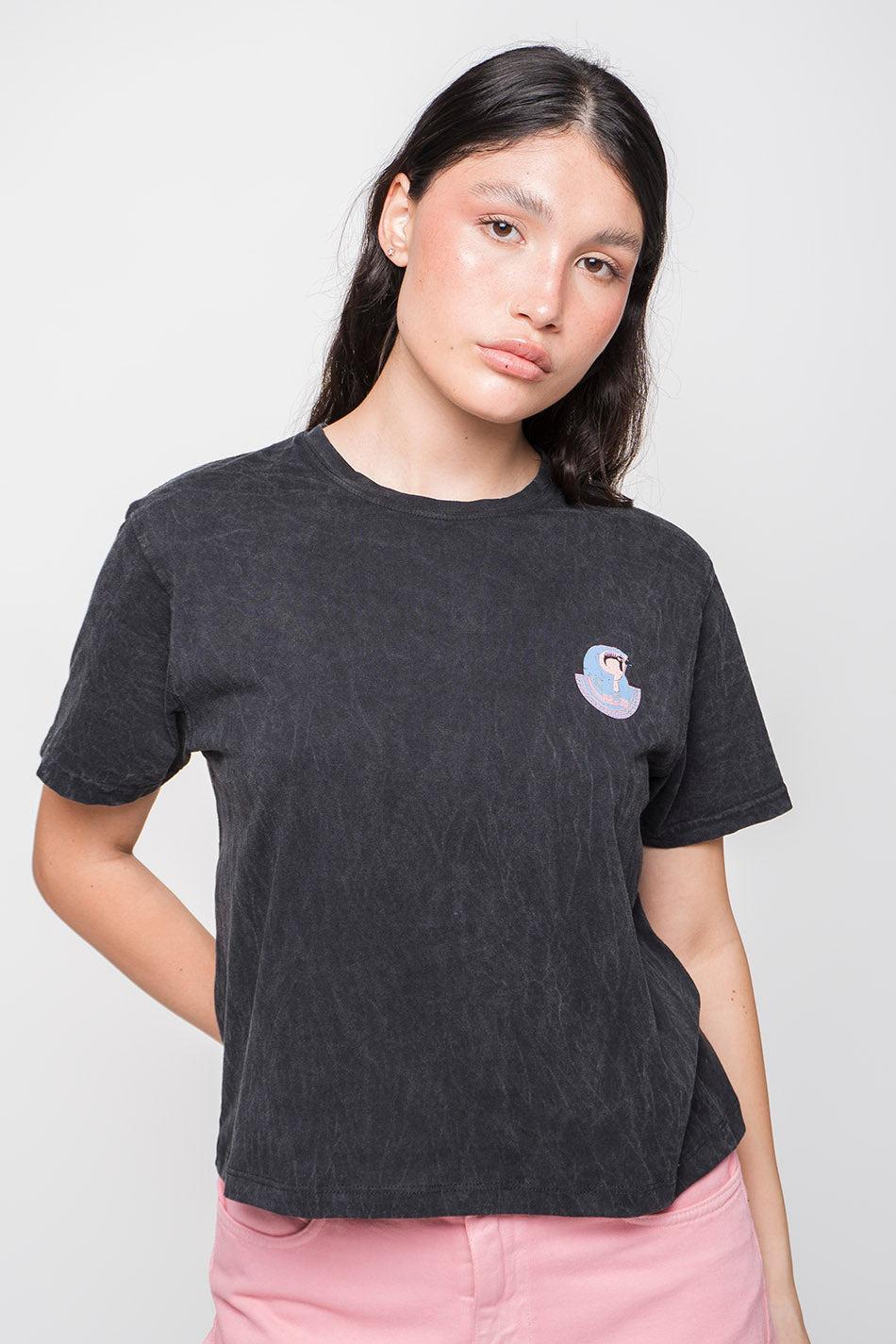 kaotiko Camiseta Washed Timeless Immensity Black Libre de impuestos