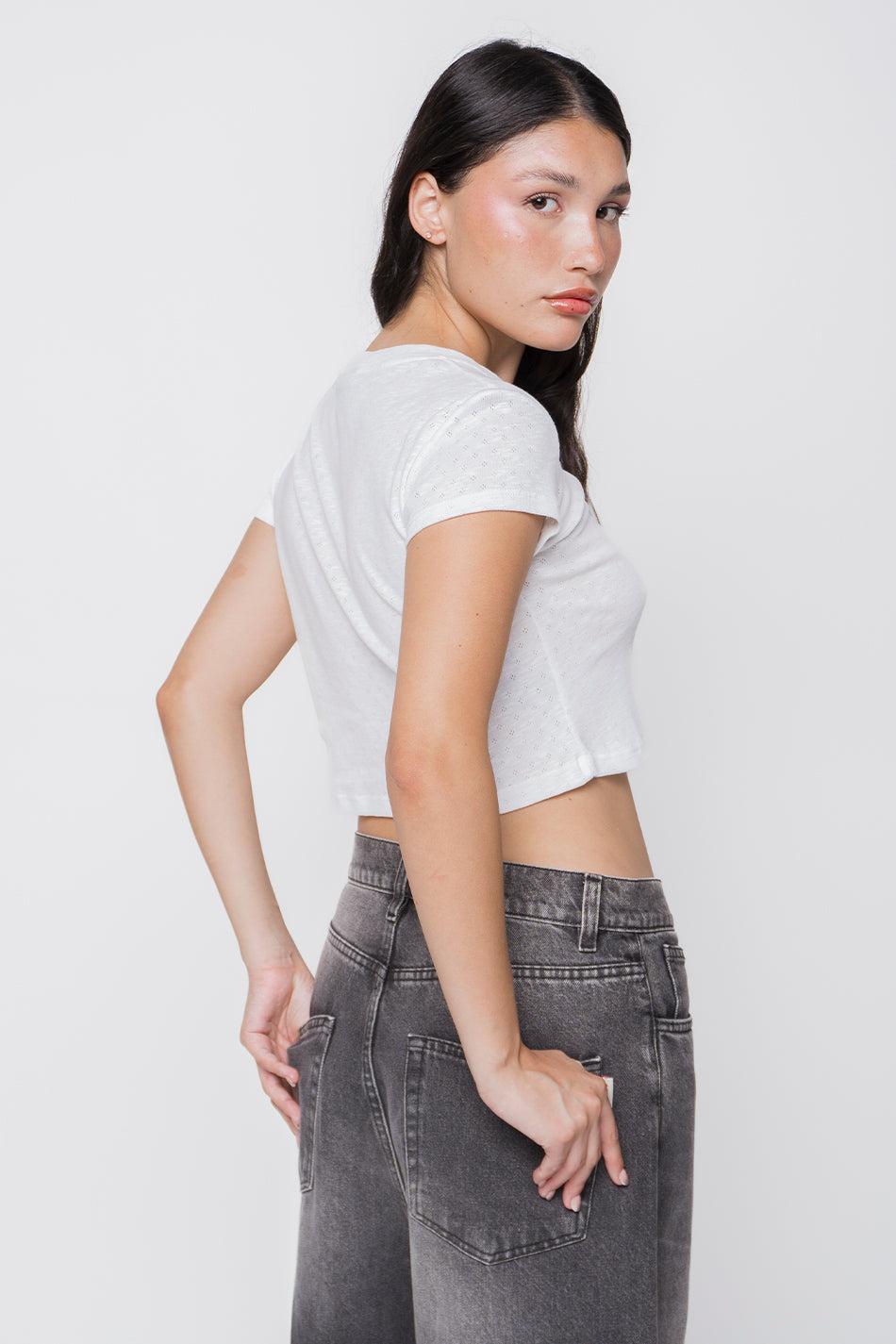 kaotiko Camiseta Broken Heart White/ Mallow Descuentos del mes