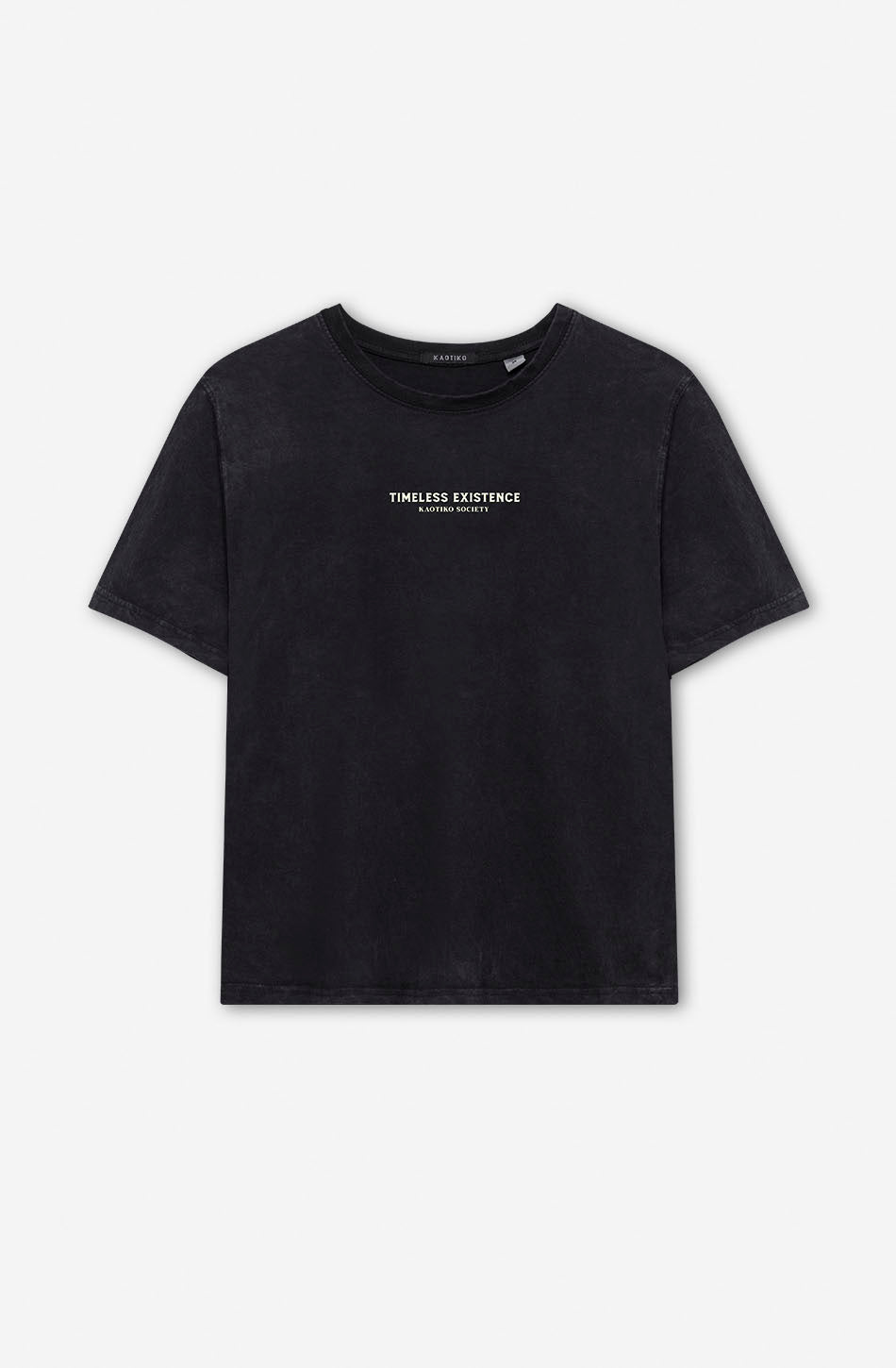 kaotiko Camiseta Washed Volcanic Symphony Black Outlet