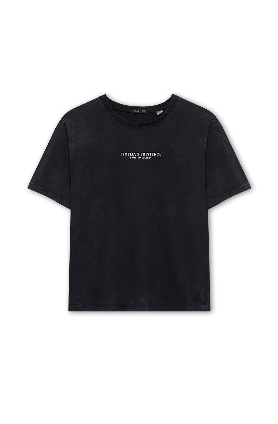 kaotiko Camiseta Washed Volcanic Symphony Black Outlet