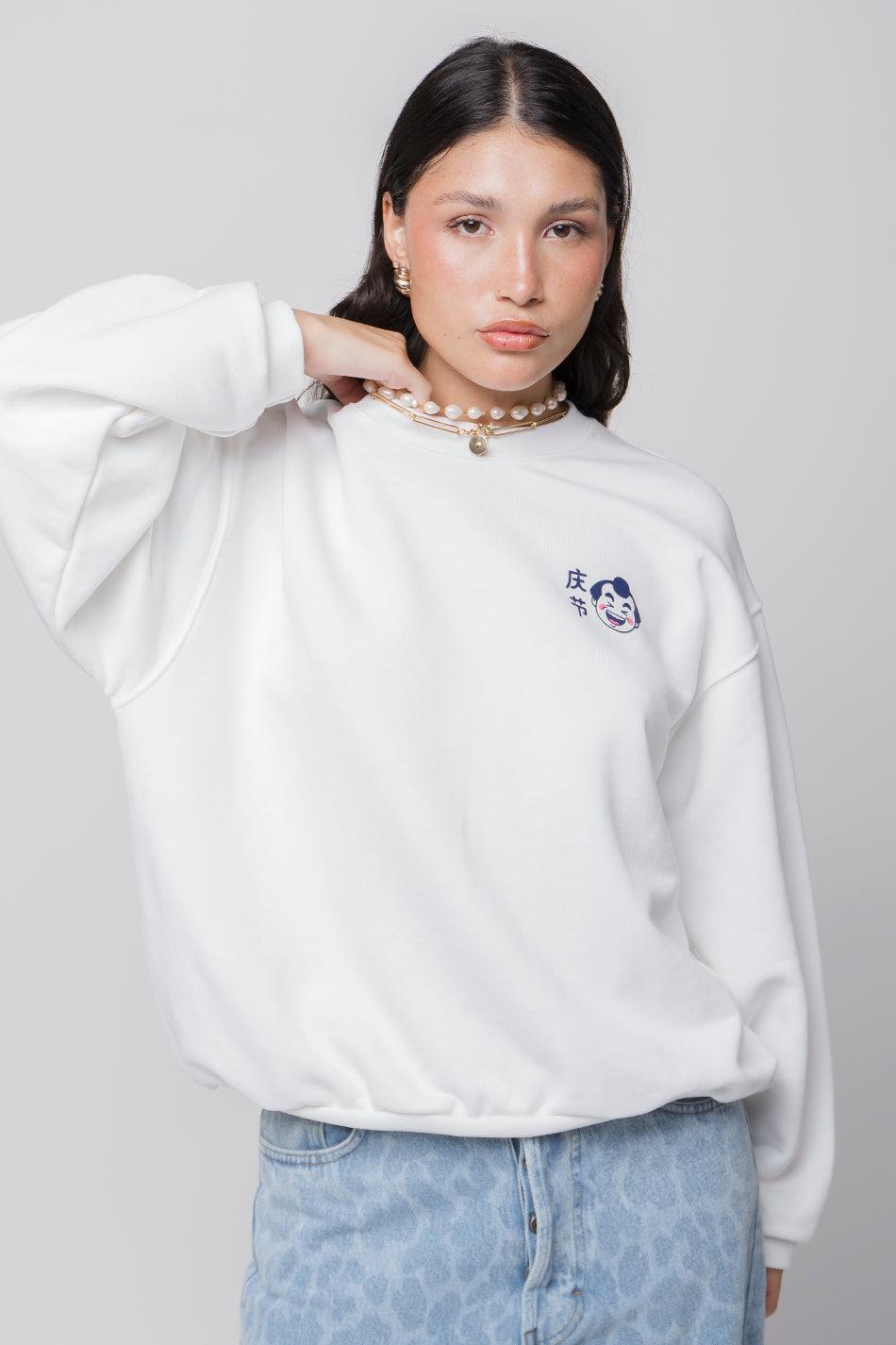 kaotiko Sudadera Organic Cotton Oishi Ramen White Ventas relámpago