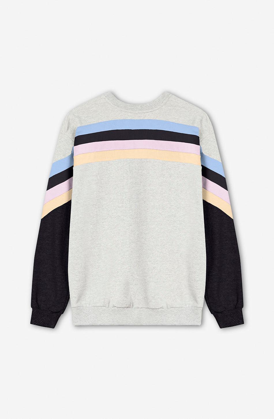 kaotiko Sudadera Walker Gray/ Black/ Niagara Liquidación