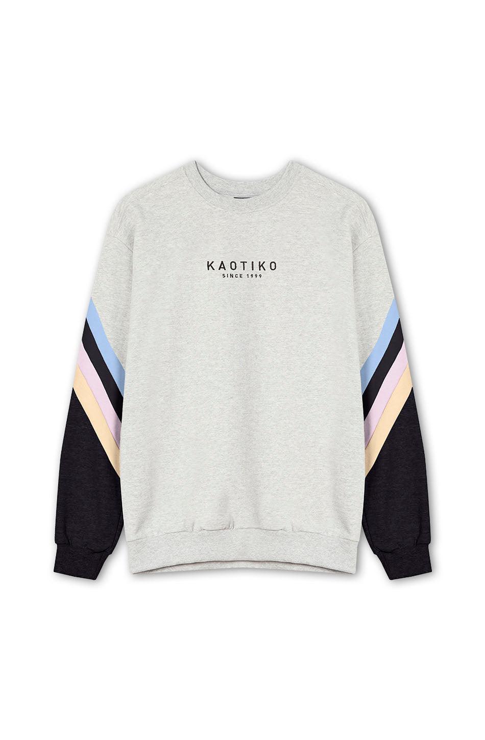 kaotiko Sudadera Walker Gray/ Black/ Niagara Liquidación
