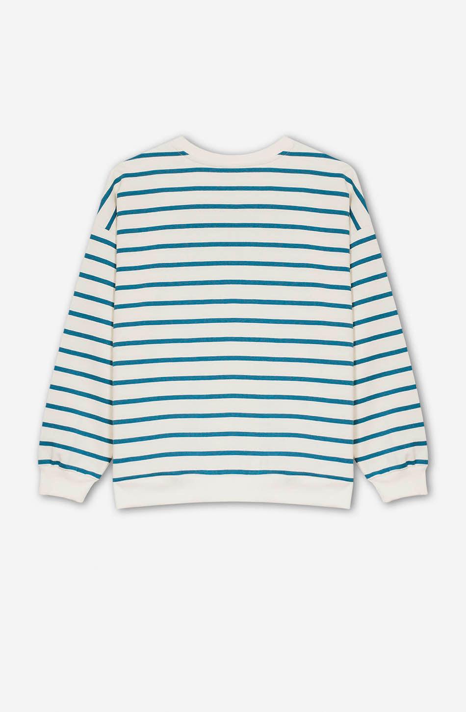 kaotiko Sudadera Stripes Blue/ Ivory Últimos 3 días