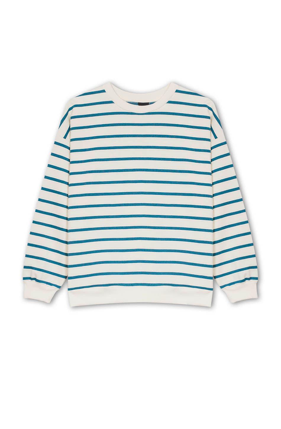 kaotiko Sudadera Stripes Blue/ Ivory Últimos 3 días