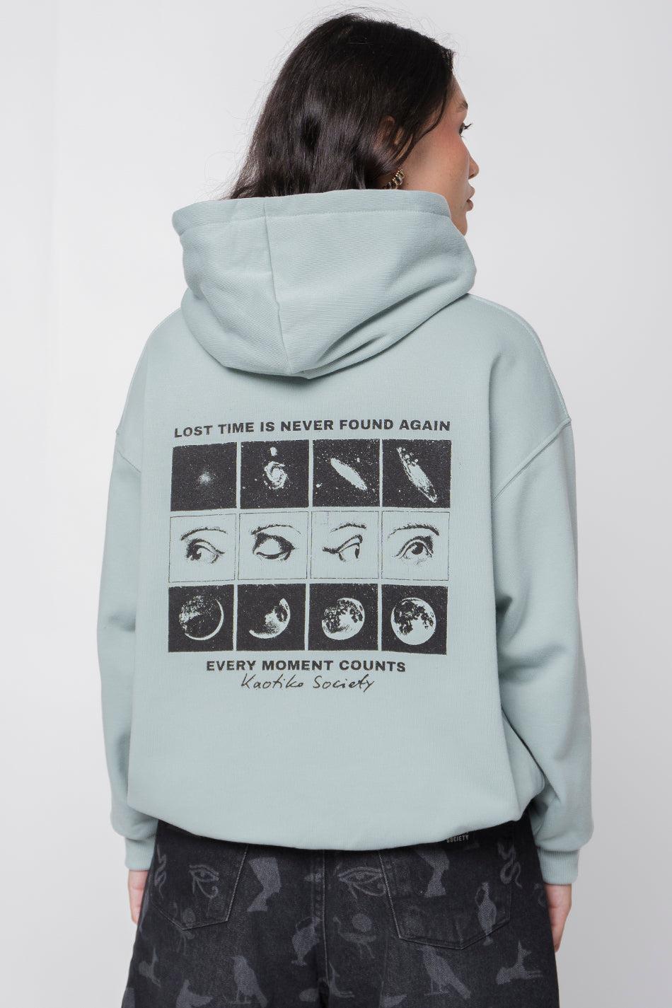 kaotiko Sudadera Washed Phases Eyes Cloud Precio de fábrica