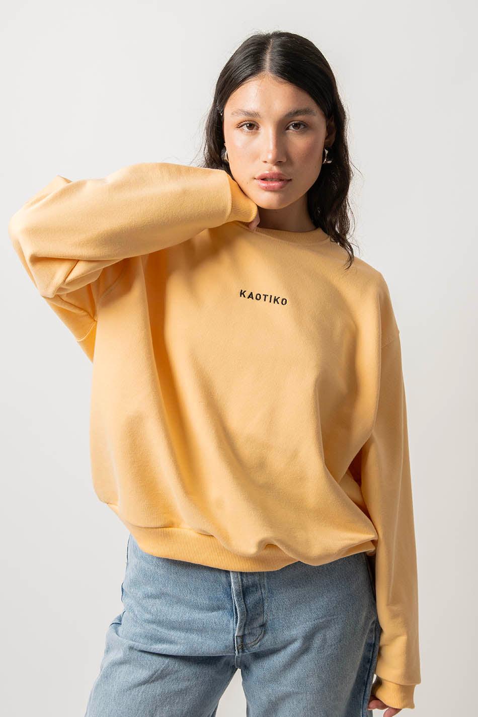 kaotiko Sudadera Bruna Vainilla Superdescuento