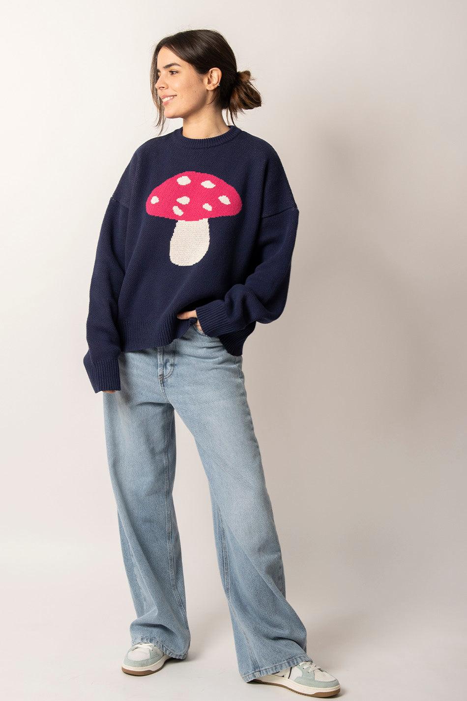kaotiko Jersey Mushroom Navy Grandes ahorros