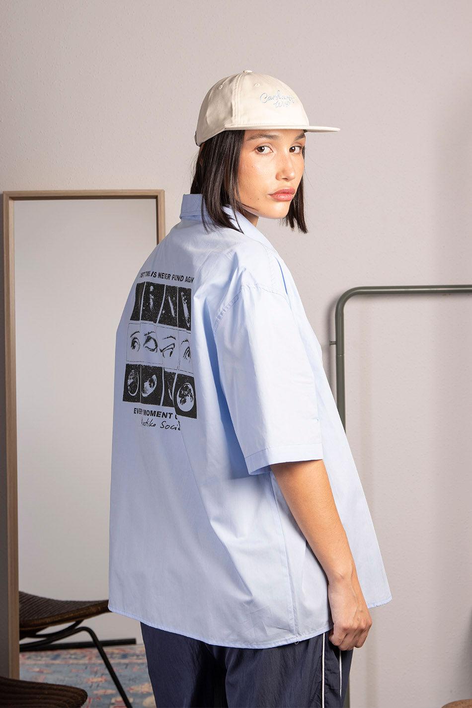 kaotiko Camisa Blue Eyes Phases Shirt Devoluciones gratuitas