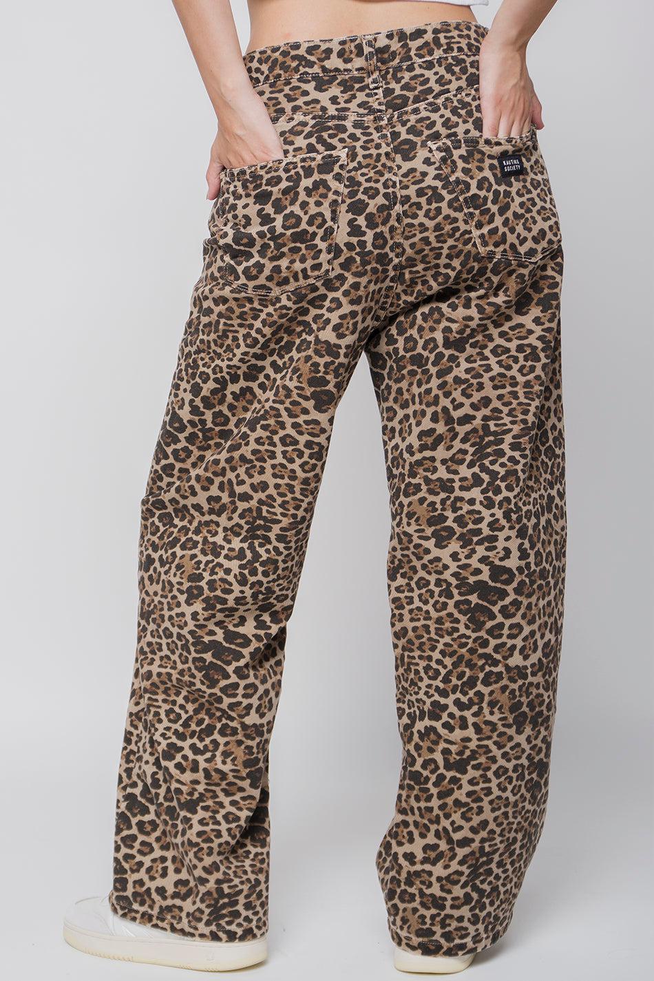 kaotiko Pantalón Loose Leopard Brown Los más vendidos