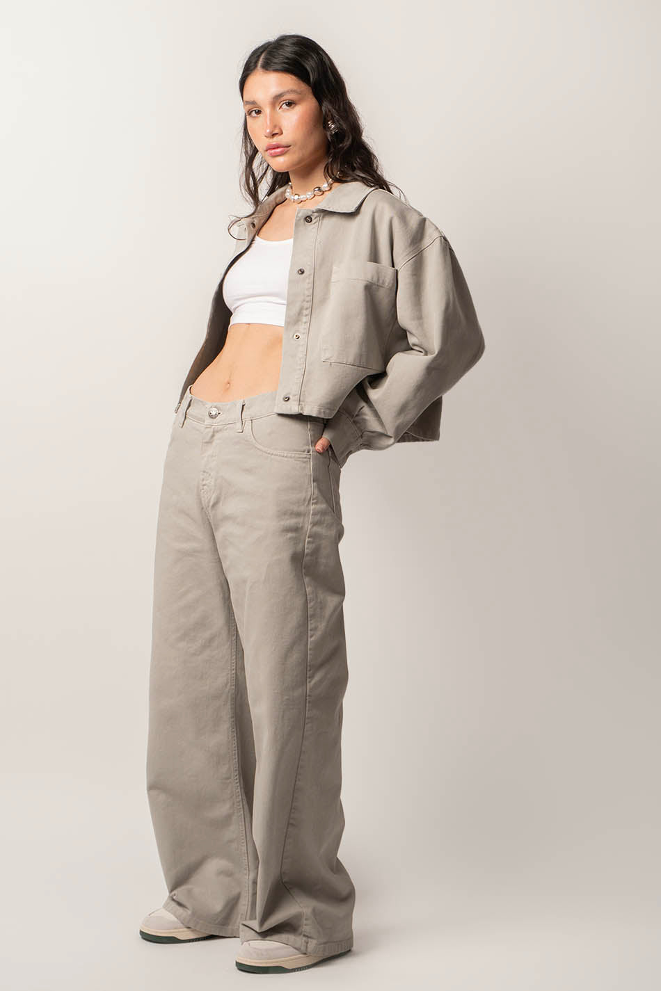 kaotiko Pantalón Baggy Oversize Stone Tienda