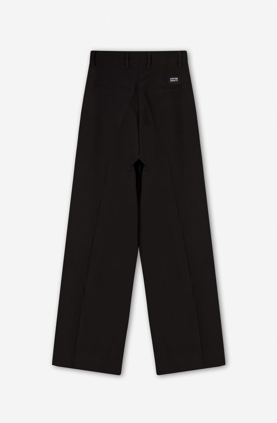 kaotiko Pantalón Wide Leg Pinzas Black Liquidación