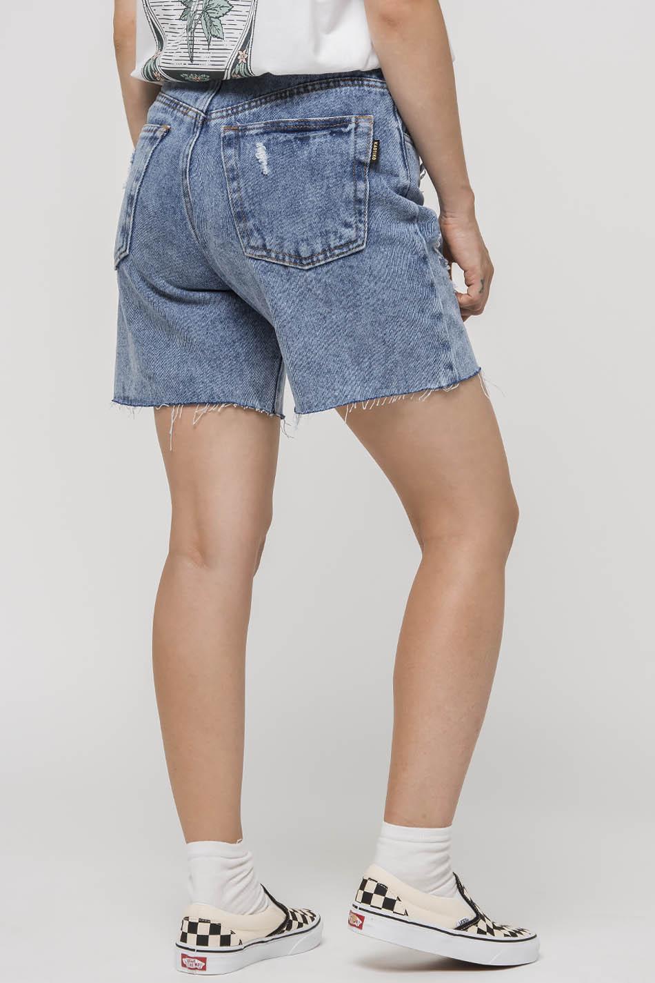 kaotiko Short Mid Denim Vintage Precio de fábrica