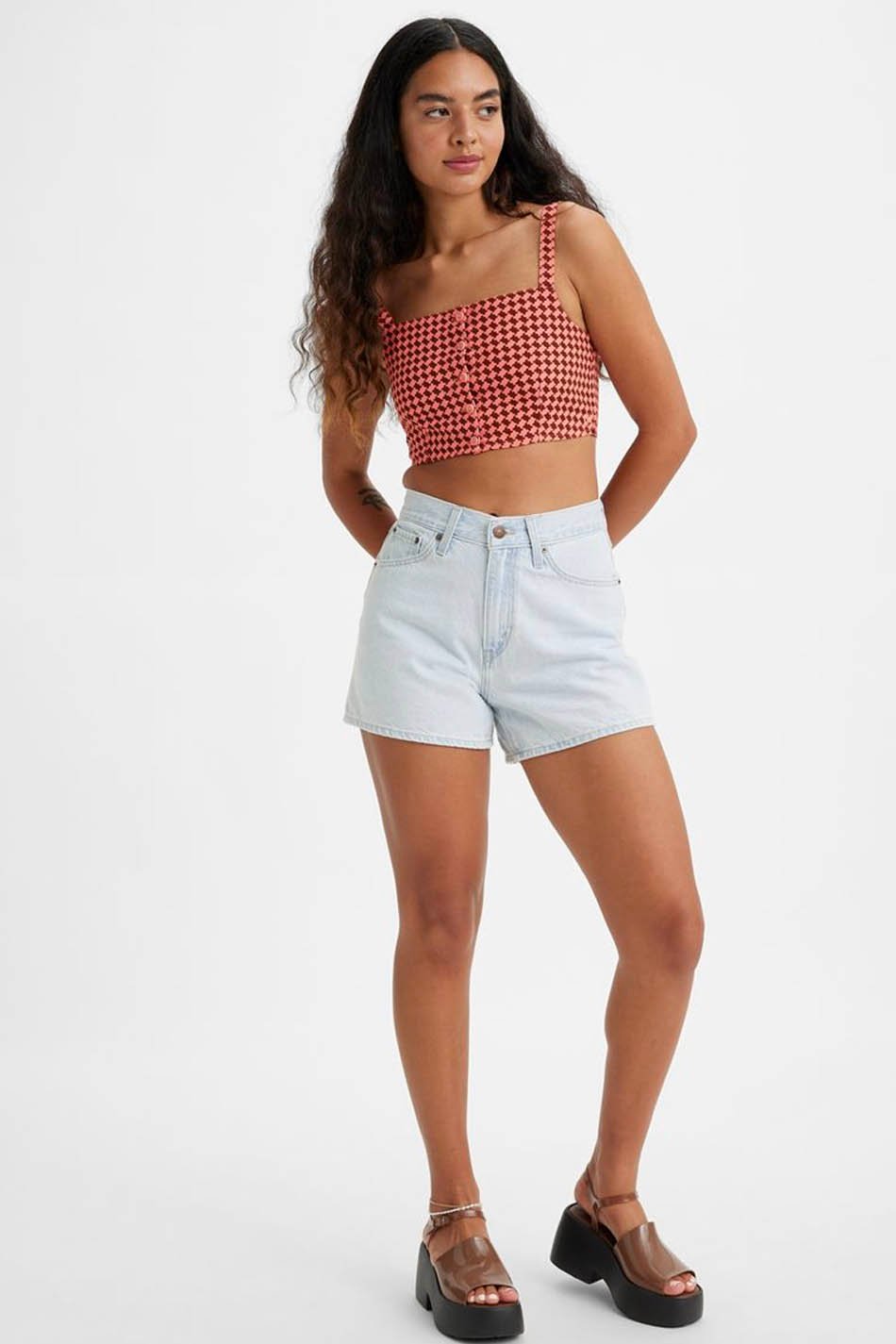 kaotiko Short Levi's 80'S mom notice Solo hoy