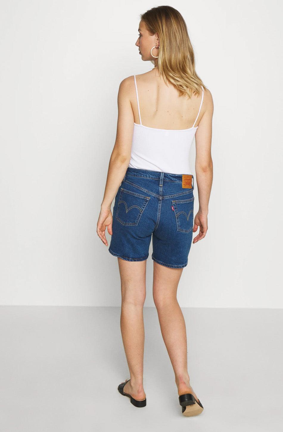 kaotiko Shorts Levi's Mid Thight Blue Superdescuento