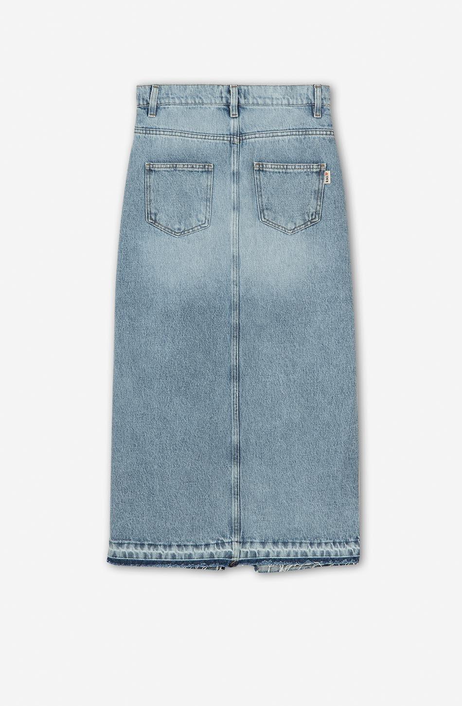 kaotiko Falda Long Denim Liquidación