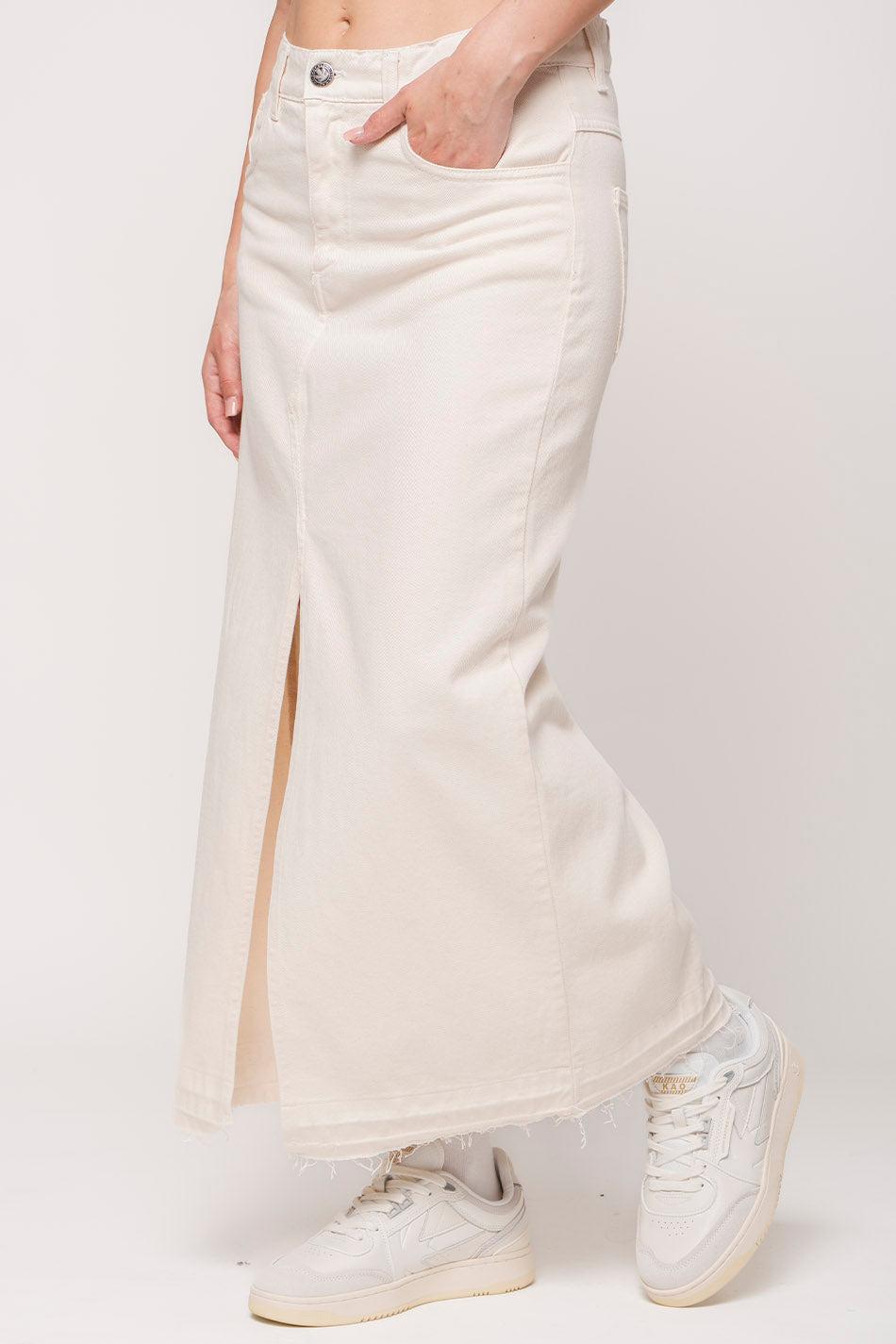kaotiko Falda Long Denim Stone Envío internacional gratuito