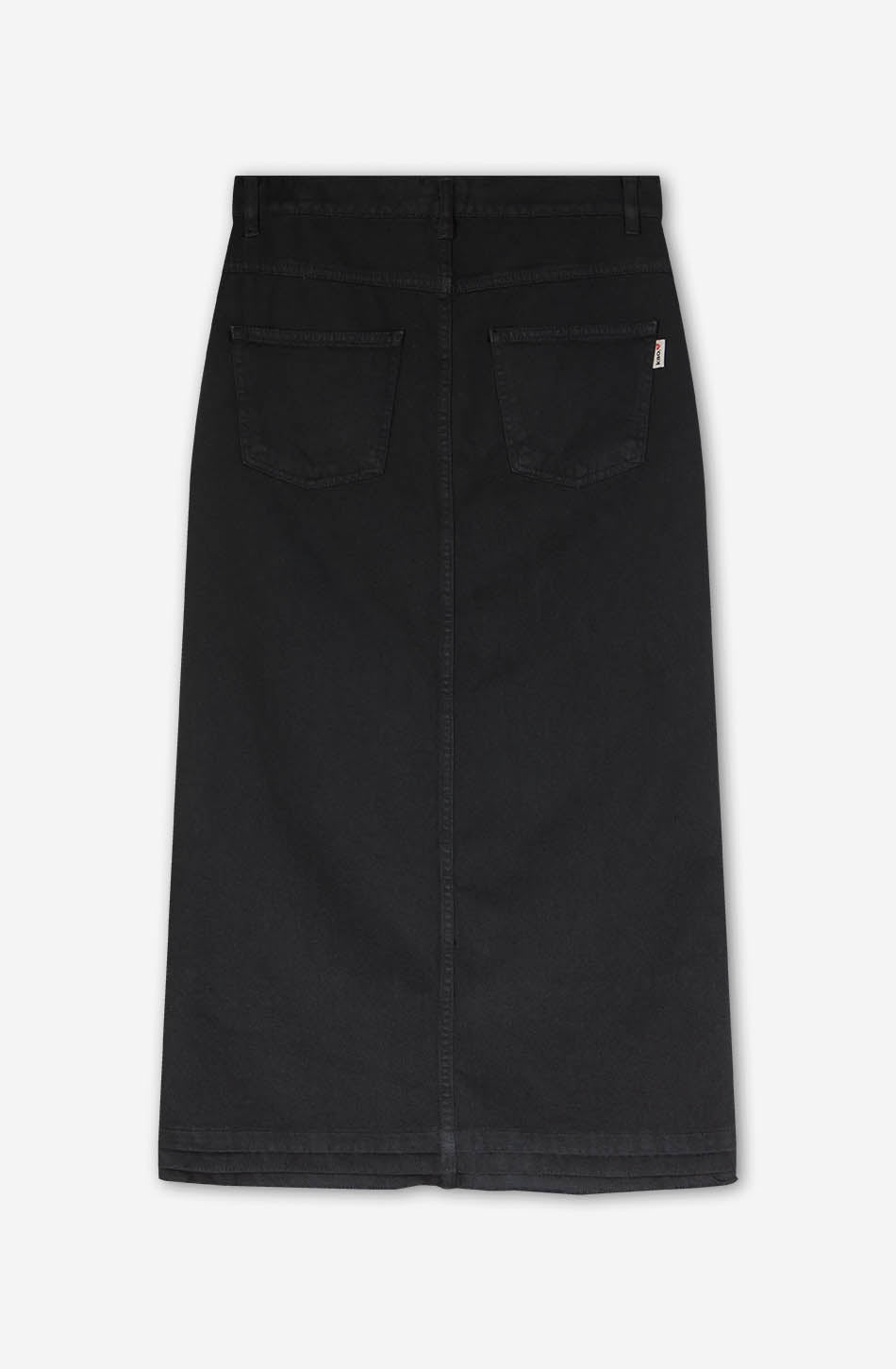 kaotiko Falda Long Denim Black Tienda de fábrica
