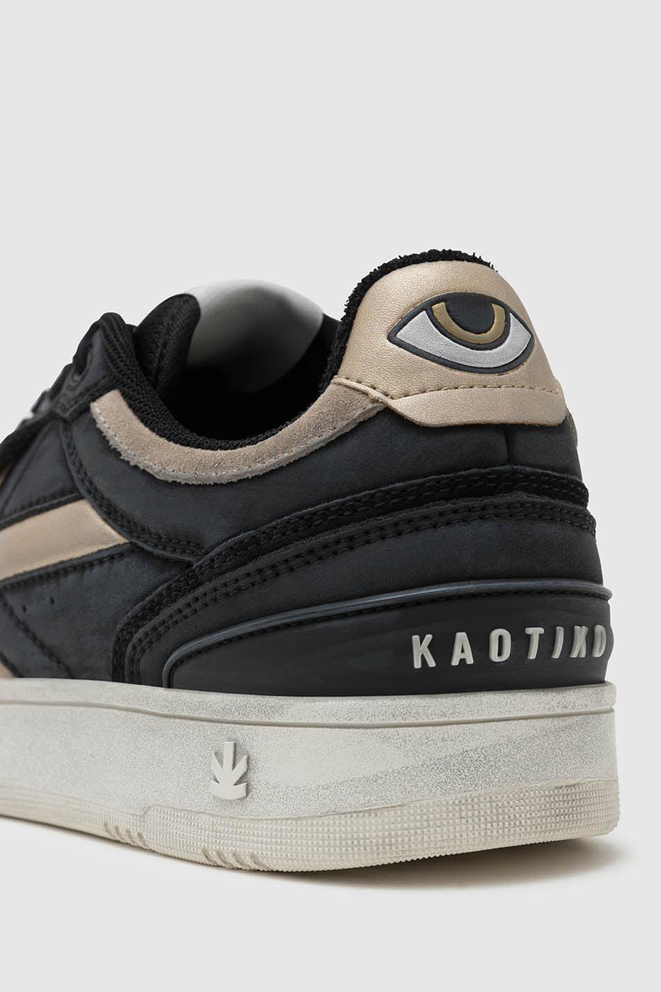 kaotiko Zapatillas Kaotiko Boston Piping Metal Black Última moda
