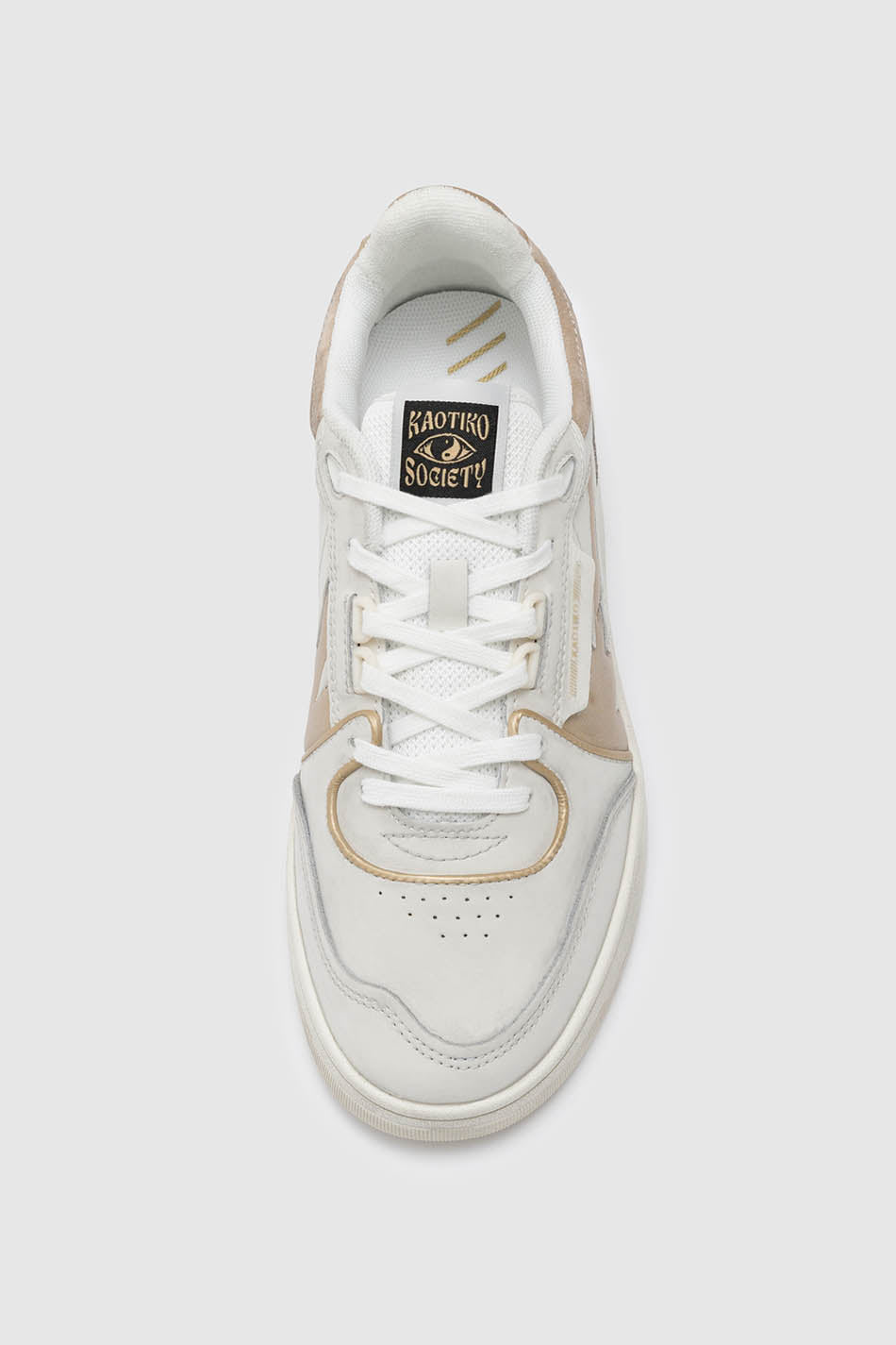 kaotiko Zapatillas Kaotiko Boston Piping Metal Gold Ofertas especiales