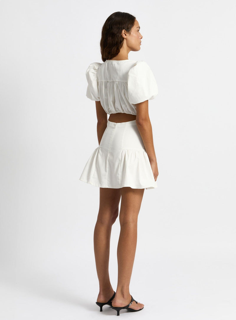 laagam MILLIE WHITE SHORT DRESS Ventas relámpago