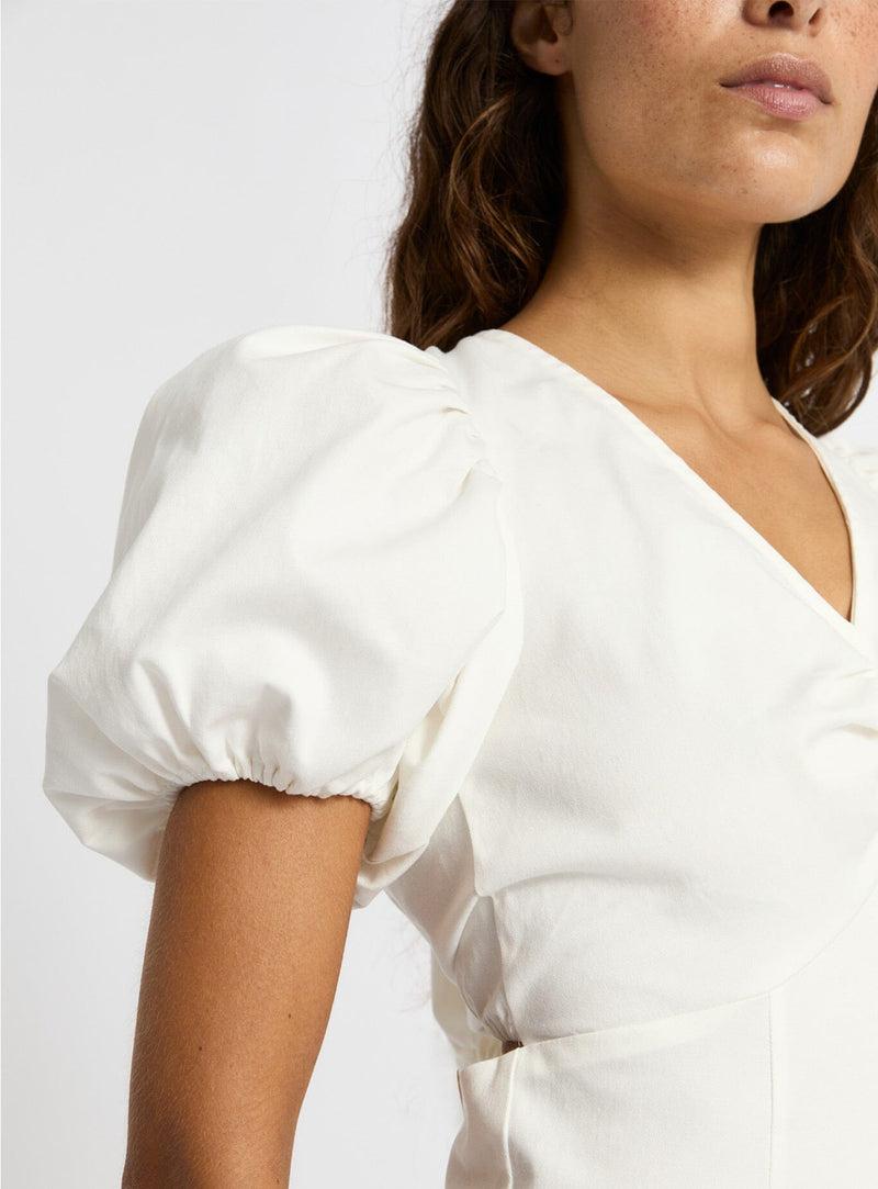 laagam MILLIE WHITE SHORT DRESS Ventas relámpago