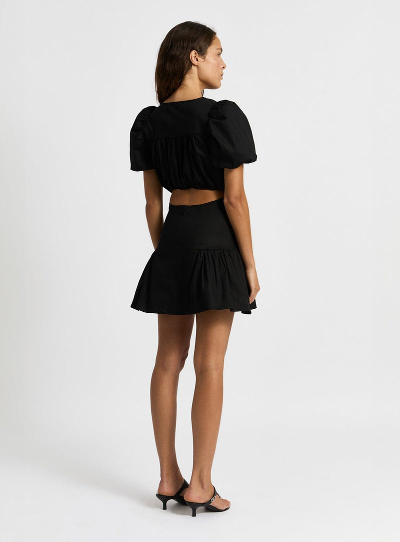 laagam MILLIE BLACK SHORT DRESS Descuento