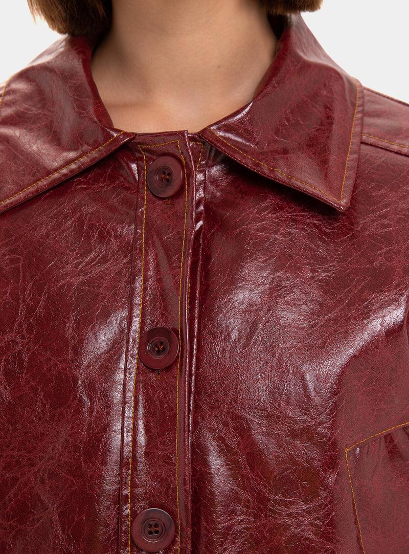 laagam ALEXA BURGUNDY JACKET Devoluciones gratuitas