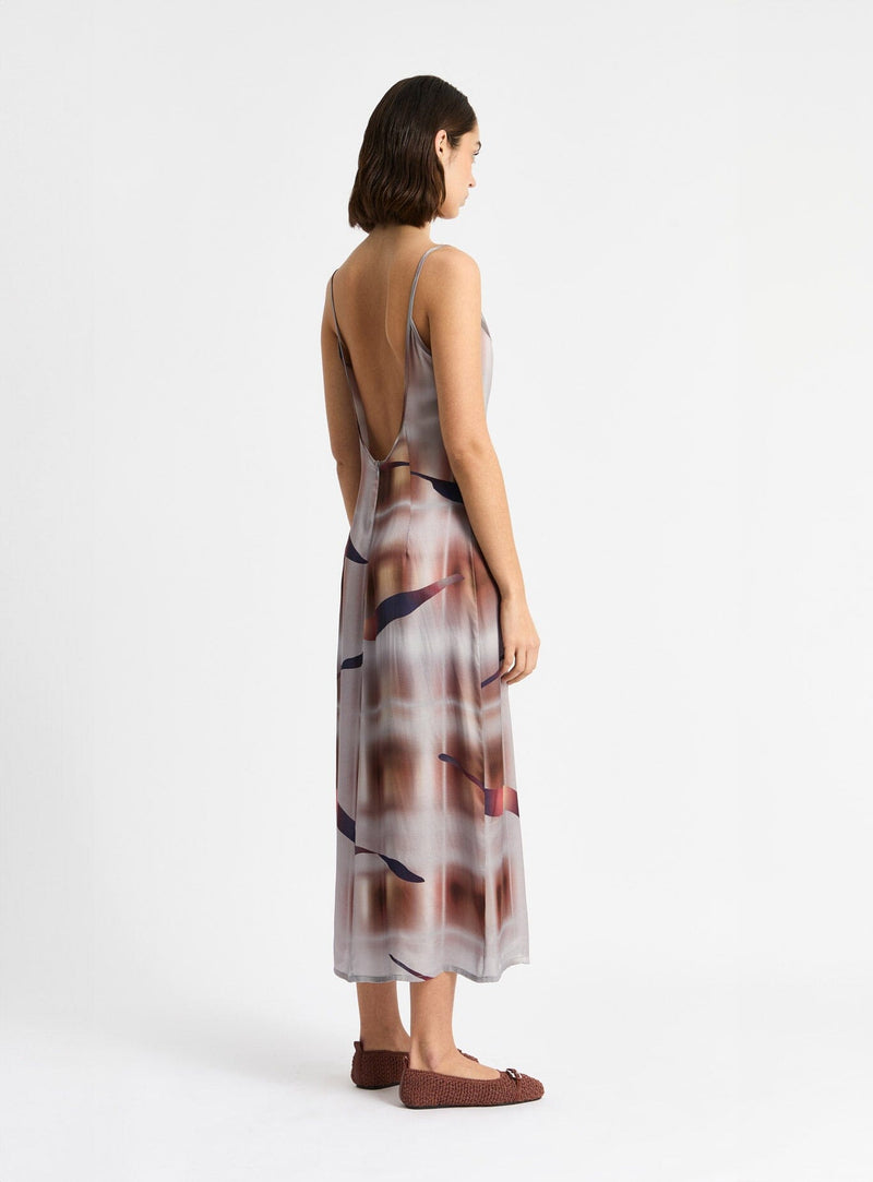laagam GALLERY GREY STRAP MIDI DRESS Oferta especial de fábrica