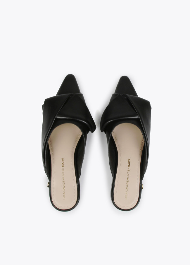 lola casademunt Mule con lazada Oferta especial de fábrica