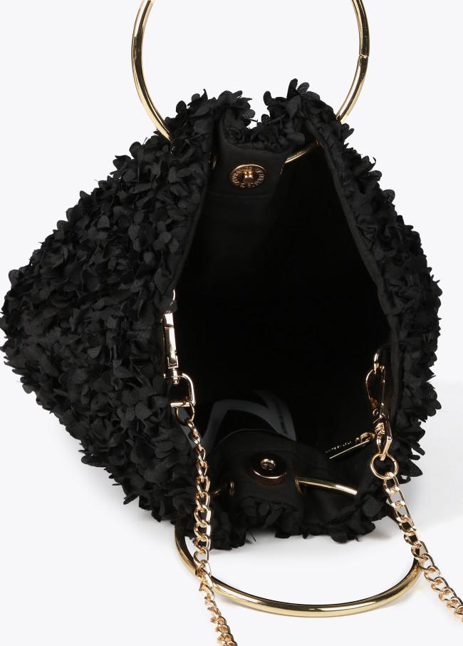 lola casademunt Mini bolso asas metálicas tejido floral Precios de Black Friday