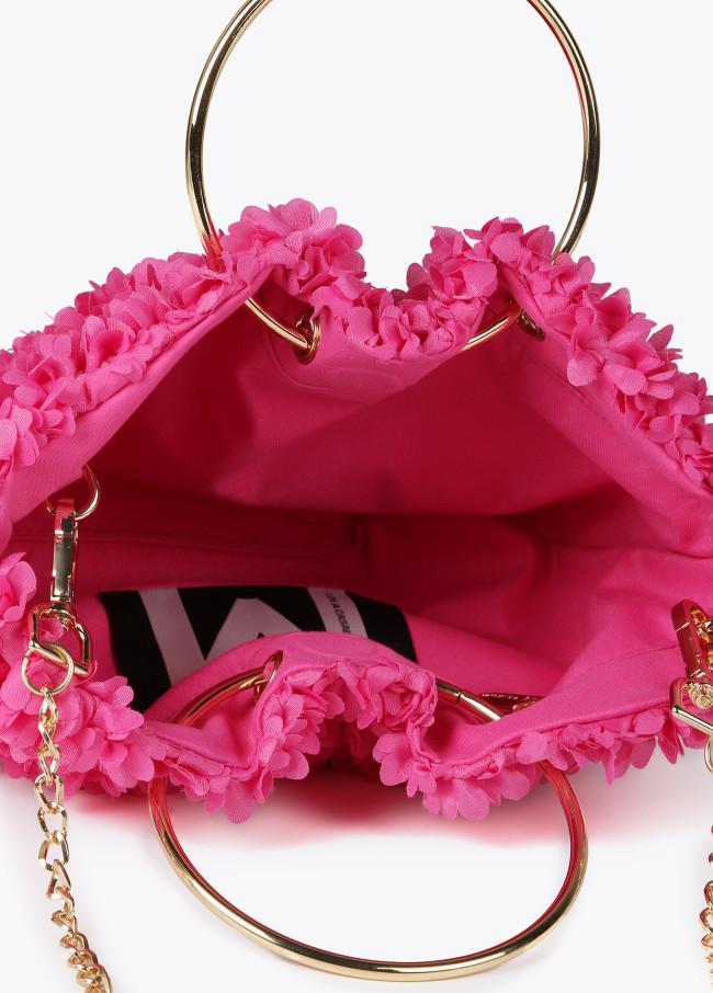 lola casademunt Mini bolso asas metálicas tejido floral En oferta
