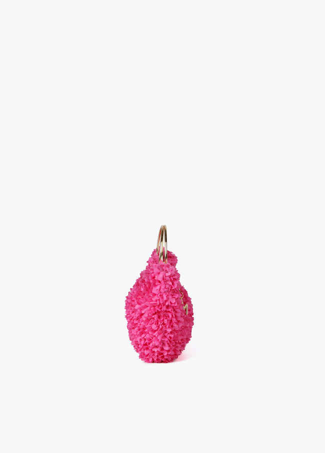 lola casademunt Mini bolso asas metálicas tejido floral En oferta