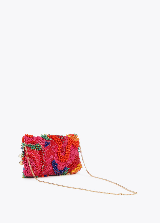 lola casademunt Bolsito sobre en pedrería multicolor Ofertas especiales
